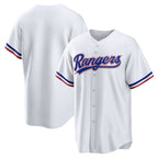 Texas Rangers White Jereymy Home Replica Team Jersey