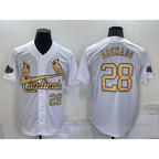 St. Louis Cardinals #28 Nolan Arenado Number White Jereymy 2022 All Star Stitched Cool Base Jersey