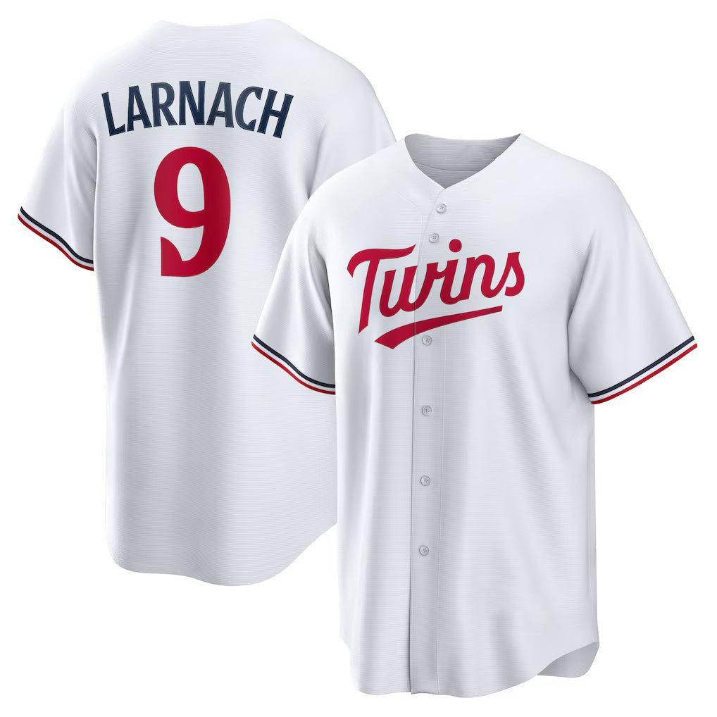 Minnesota Twins #9 Trevor Larnach White Jereymy Home Replica Jersey