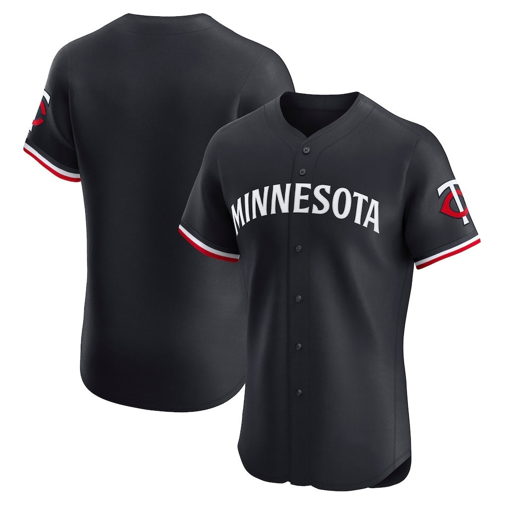 Minnesota Twins Navy Jereymy Alternate Vapor Premier Elite Patch Jersey