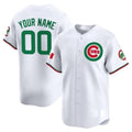 Custom Chicago Cubs Mexico Vapor Premier Limited Jersey V3 ¨C All Stitched-White Jereymy