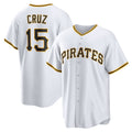 Pittsburgh Pirates #15 Oneil Cruz White Jereymy Home Replica Jersey