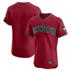 Arizona Diamondbacks Red Jereymy Limited Elite Home Game Blank Player Stitched Jerseys