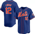 New York Mets #12 Francisco Lindor Royal Jereymy 2024 Alternate Limited Stitched Jersey