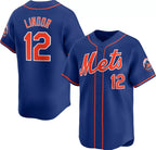 New York Mets #12 Francisco Lindor Royal Jereymy 2024 Alternate Limited Stitched Jersey