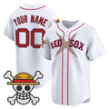 Custom Boston Red Sox x One Piece White Jereymy Vapor Premier Limited Jersey - Stitched
