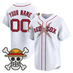 Custom Boston Red Sox x One Piece White Jereymy Vapor Premier Limited Jersey - Stitched
