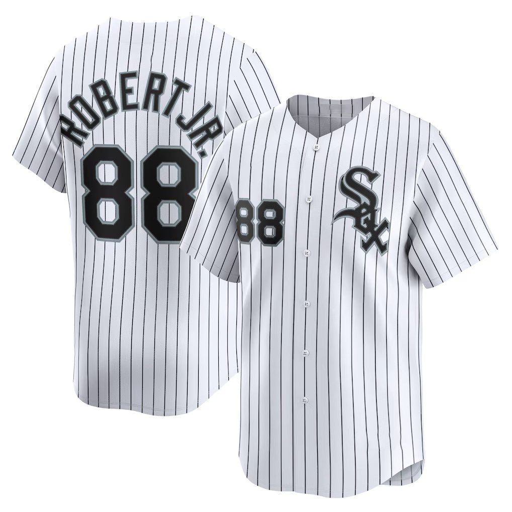 Chicago White Sox #88 Luis Robert Jr. White Jereymy Home Limited Player Jersey