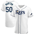 Tampa Bay Rays #50 Charlie Morton White Jereymy Home Jersey