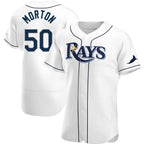 Tampa Bay Rays #50 Charlie Morton White Jereymy Home Jersey