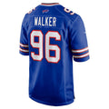 B.Bills #96 Deone Walker Royal Jereymy Team Game Jersey