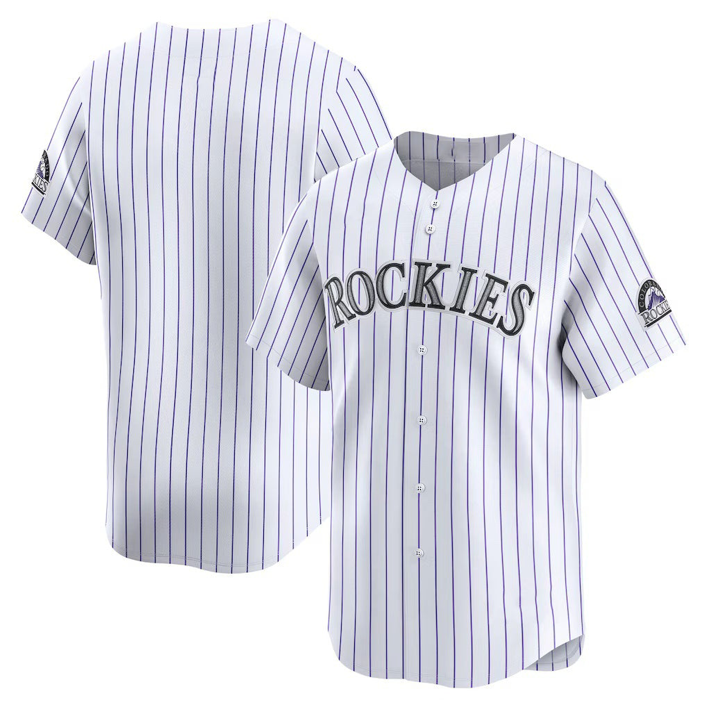 Colorado Rockies White Jereymy Home Limited Jersey
