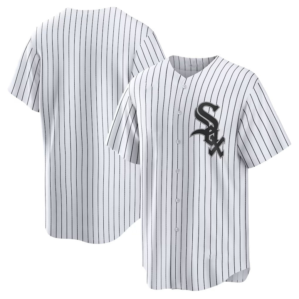Chicago White Sox White Jereymy Home Replica Team Jersey_1