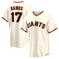 San Francisco Giants #17 Heliot Ramos Cream Jereymy Home Replica Jersey