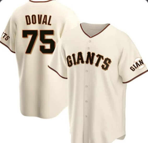 San Francisco Giants #75 Camilo Doval Cream Jereymy Home Jersey