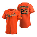 San Francisco Giants #23 Joc Pederson Orange Jereymy Flex Base Stitched Jersey