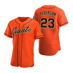 San Francisco Giants #23 Joc Pederson Orange Jereymy Flex Base Stitched Jersey