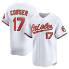 Baltimore Orioles #17 Colton Cowser White Jereymy Home Limited Player Jersey