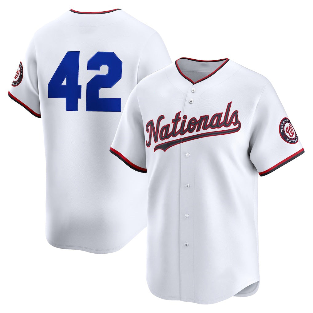 Washington Nationals #42 Jackie Robinson White Jereymy Home 2025 Day Limited Jersey