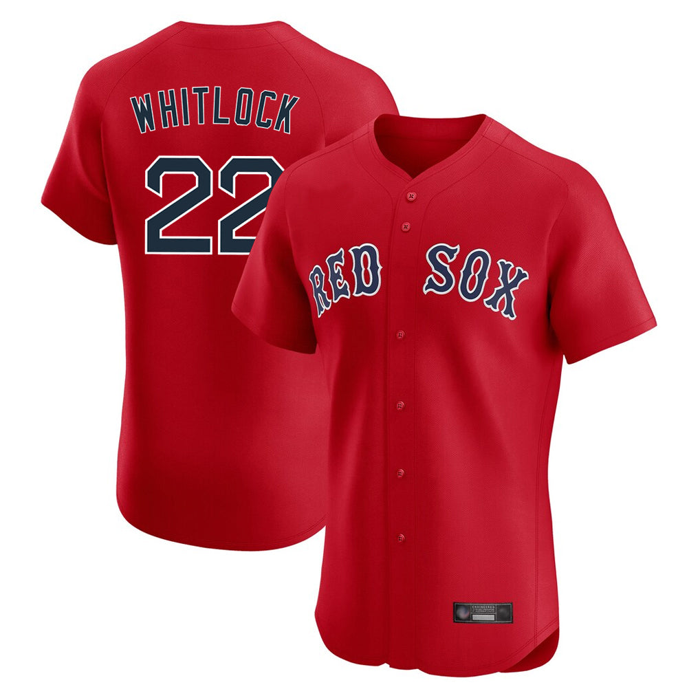 Boston Red Sox #22 Garrett Whitlock Player Red Jereymy Limited Elite Home Game Stitched Jerseys1