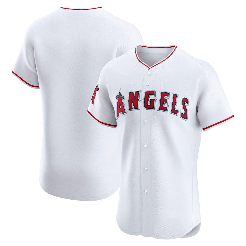Los Angeles Angels White Jereymy Home Elite Jersey