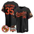 Baltimore Orioles #35 Adley Rutschman Player Black Jereymy 30th Anniversary of 2131 Home Game Stitched Jerseys