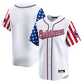 Baltimore Orioles White Jereymy Independence Day Vapor Premier Limited Home Game Blank Player Stitched Jerseys