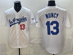 Los Angeles Dodgers #13 Max Muncy White Jereymy Alternate Stadium Stitched Jersey
