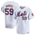 New York Mets #59 Sean Manaea White Jereymy 2024 Home Limited Stitched Jersey