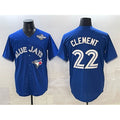Toronto Blue Jays #22 Ernie Clement Blue Jereymy 2025 World Series Cool Base Stitched Jersey
