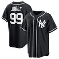 New York Yankees #99 Aaron Judge Black Jereymy Out Stitched Jersey