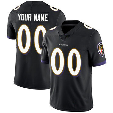 Custom B.Ravens Black Jereymy Vapor Untouchable Player Limited Jersey