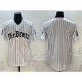 New York Yankees Blank White Jereymy Pinstripe 'Gothic Legacy Edition' Vapor Premier Limited Stitched Jersey
