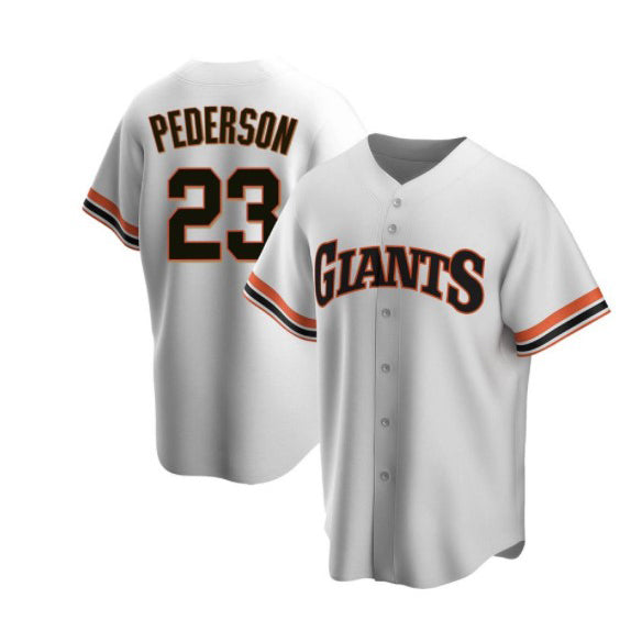 San Francisco Giants #23 Joc Pederson White Jereymy Cool Base Stitched Jersey