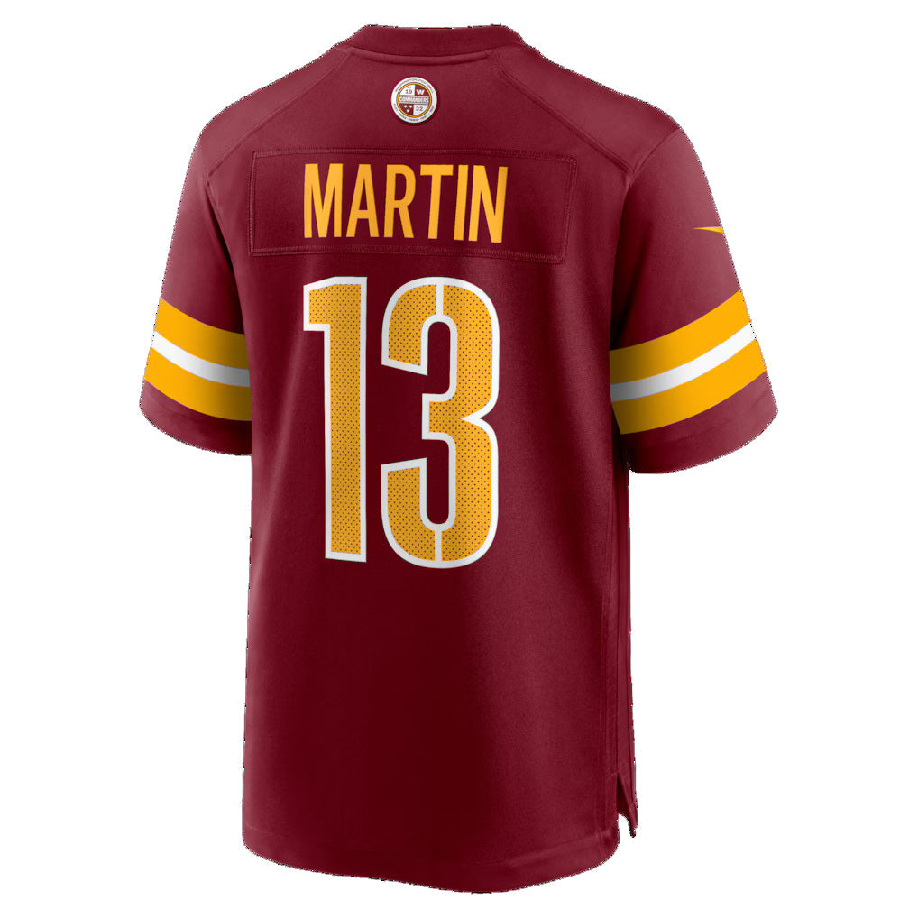 W.Commanders #13 Tay Martin Burgundy Jereymy Team Game Jersey