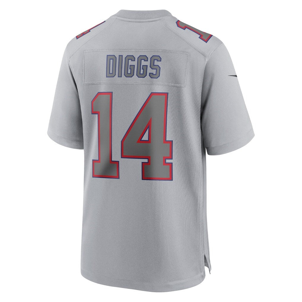 B.Bills #14 Stefon Diggs Atmosphere Fashion Game Jersey - Gray Jereymy