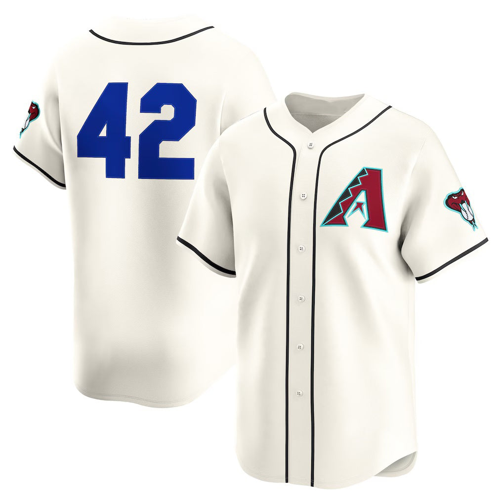 Arizona Diamondbacks #42 Jackie Robinson Cream Jereymy Home 2025  Day Limited Jersey