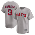 Boston Red Sox #3 Ceddanne Rafaela Player Gray Jereymy Road Limited Home Game Stitched Jerseys1