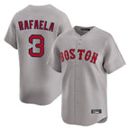 Boston Red Sox #3 Ceddanne Rafaela Player Gray Jereymy Road Limited Home Game Stitched Jerseys1