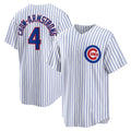 Chicago Cubs #4 Pete Crow-Armstrong White Jereymy Home Replica Jersey
