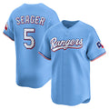 Texas Rangers #5 Corey Seager Light Blue Jereymy Alternate Limited Player Jersey