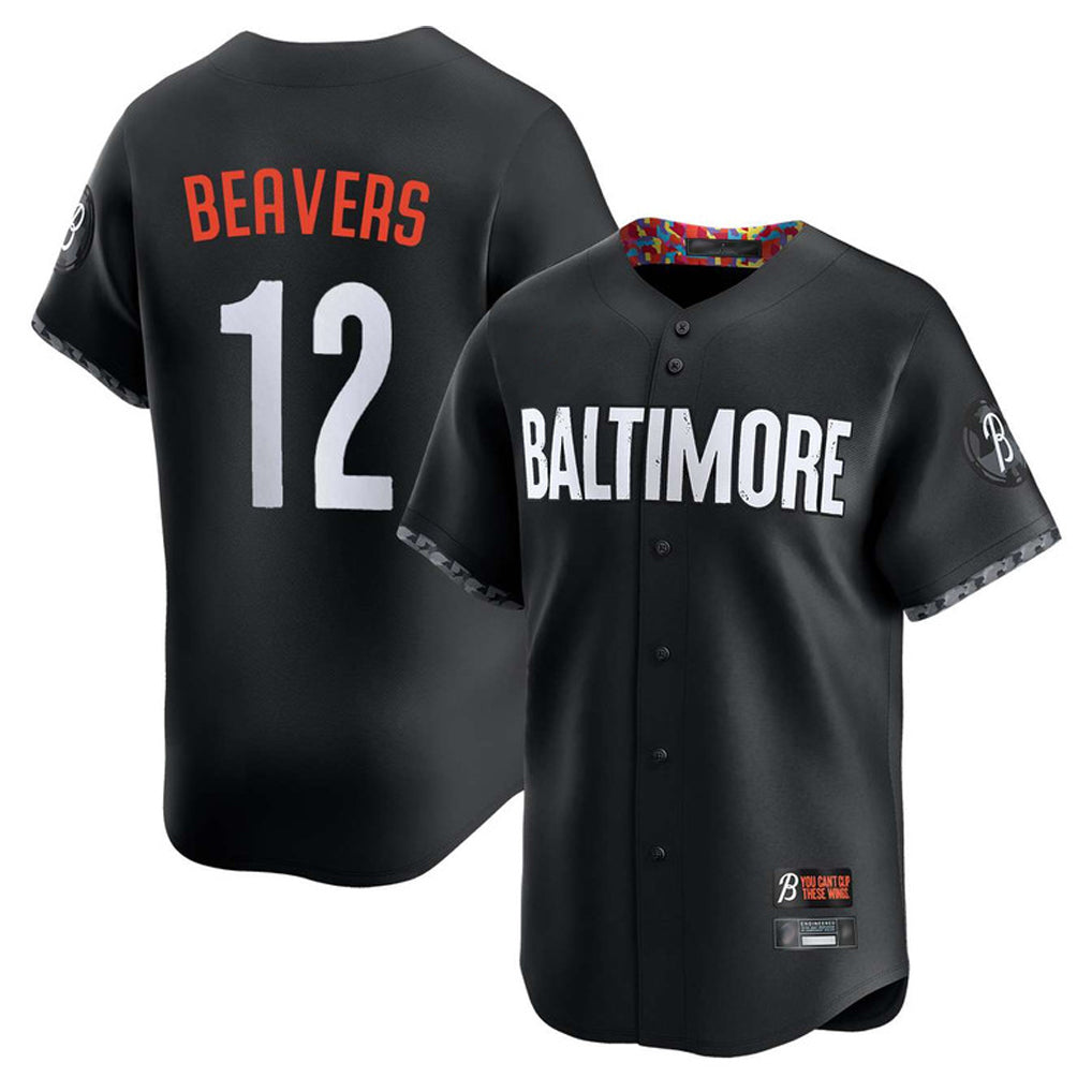 Baltimore Orioles #12 Dylan Beavers Player Black Jereymy City Connect Limited Home Game Stitched Jerseys