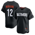 Baltimore Orioles #12 Dylan Beavers Player Black Jereymy City Connect Limited Home Game Stitched Jerseys