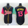 San Diego Padres #13 Manny Machado Black Jereymy NEW 2023 City Connect Cool Base Stitched Jersey