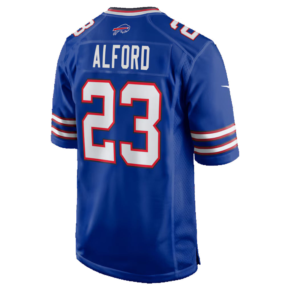 B.Bills #23 Dee Alford Royal Jereymy Team Game Jersey