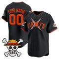 Custom San Francisco Giants x One Piece Black Jereymy Vapor Premier Limited Jersey - Stitched