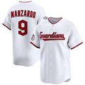 Cleveland Guardians #9 Kyle Manzardo White Jereymy Home Limited Stitched Jersey