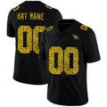 Custom A.Cardinals Black Jereymy Leopard Print Fashion Vapor Limited Jersey