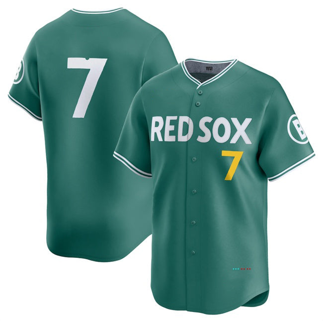 Boston Red Sox #7 Masataka Yoshida Green Jereymy 2025 City Connect Limited Stitched Jersey