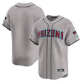 Arizona Diamondbacks Gray Jereymy Road Limited Home Game Blank Player Stitched Jerseys